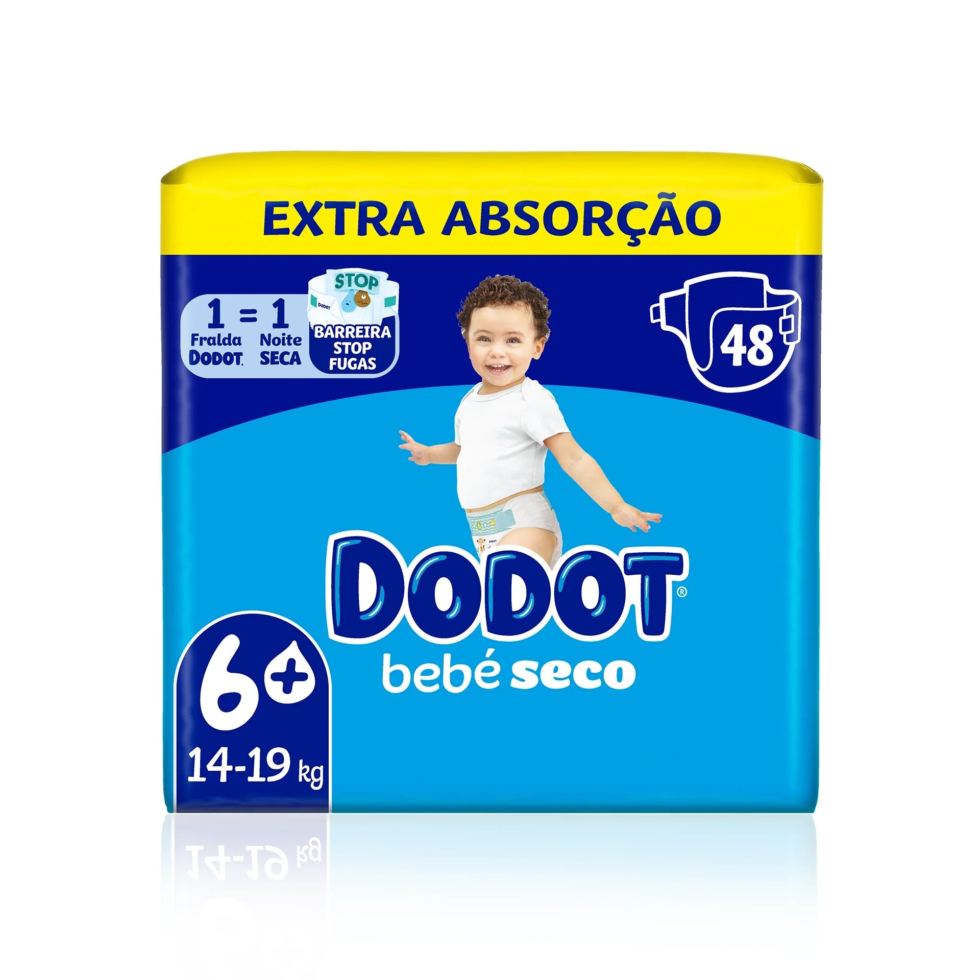 Fralda Extra Azul T6 +14 Kg 48 Un